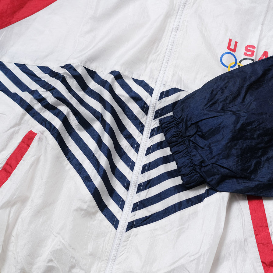 Vintage USA Olympics Track Jacket XLarge