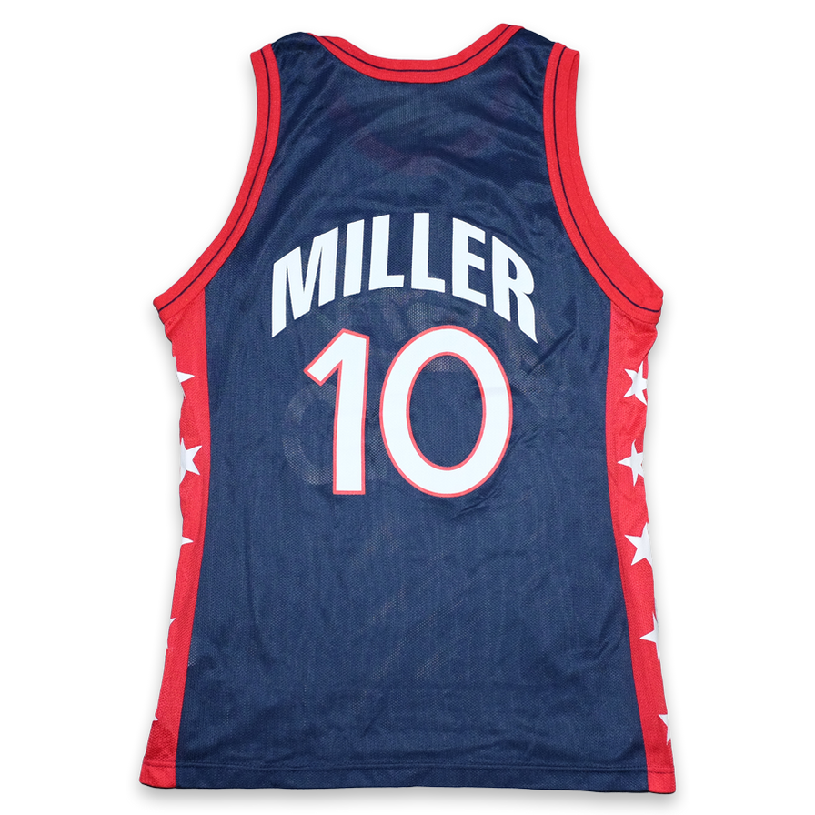 Reggie miller throwback jersey mitchell 2024 and ness