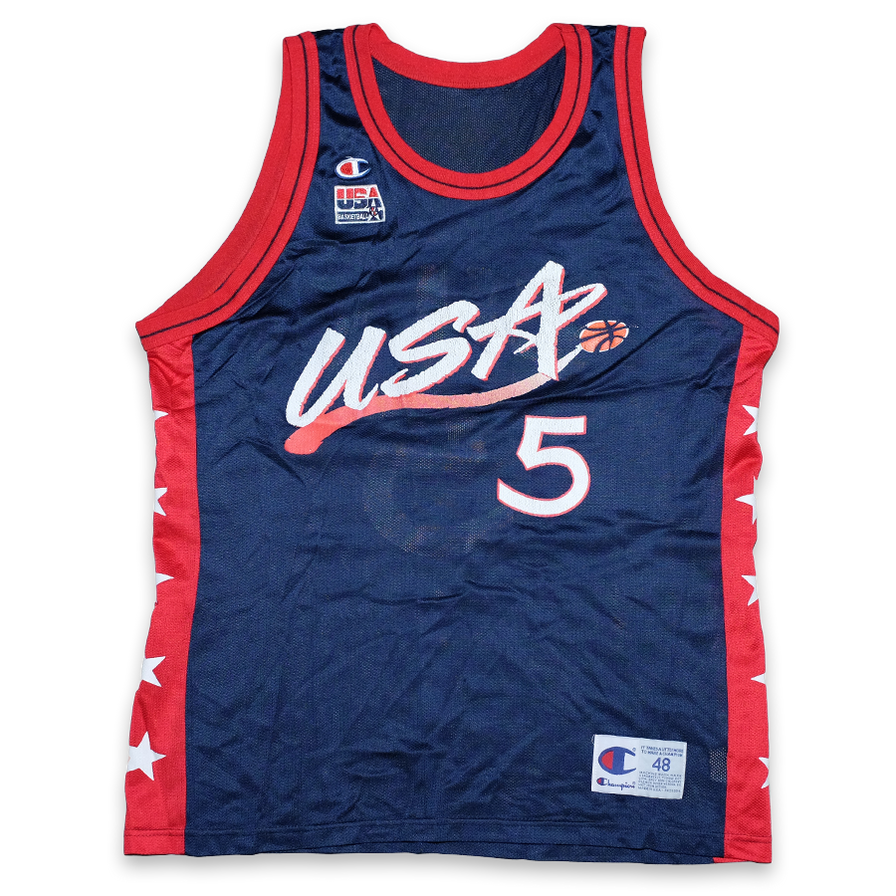 Vintage Champion USA Grant Hill Jersey XLarge - Double Double Vintage