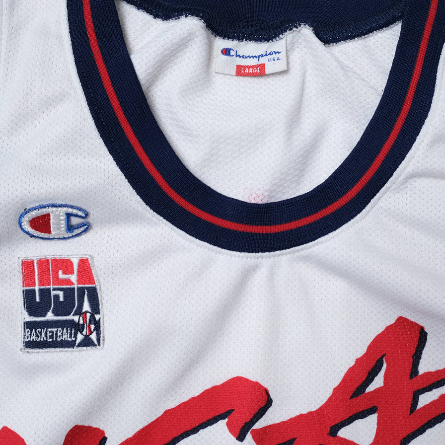 Vintage Champion USA Dream Team Jersey Large Double Double Vintage