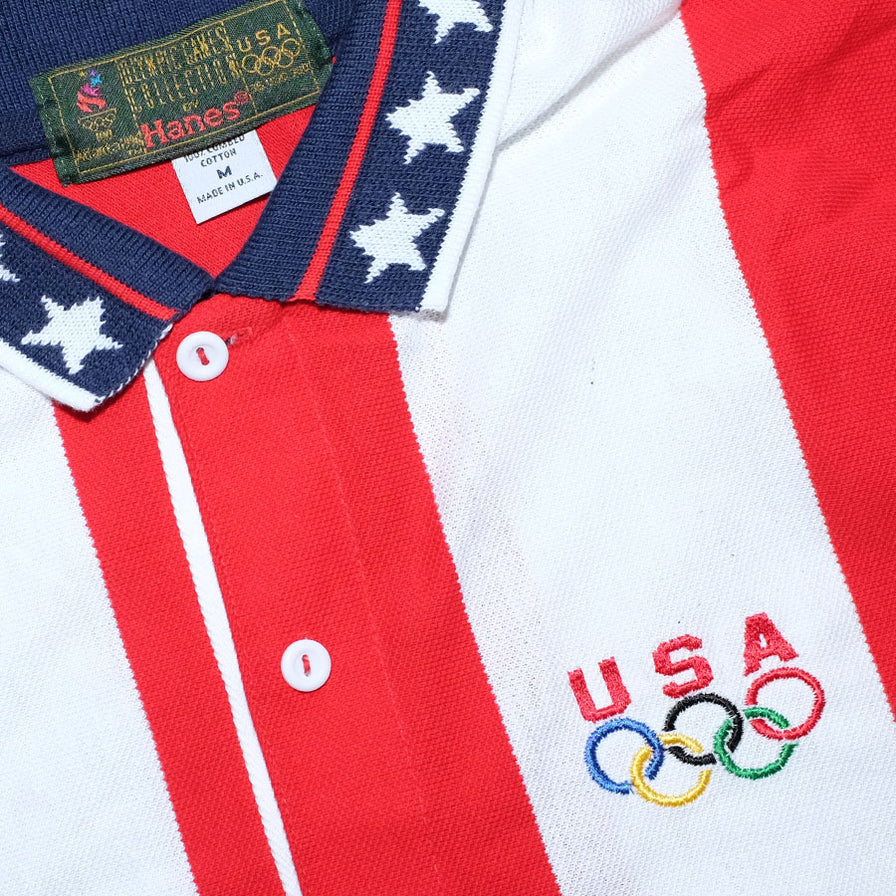 Vintage Atlanta 1996 USA Polo Large - Double Double Vintage