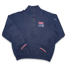 Vintage Champion USA Basketball Q-Zip Sweater Medium - Double Double Vintage