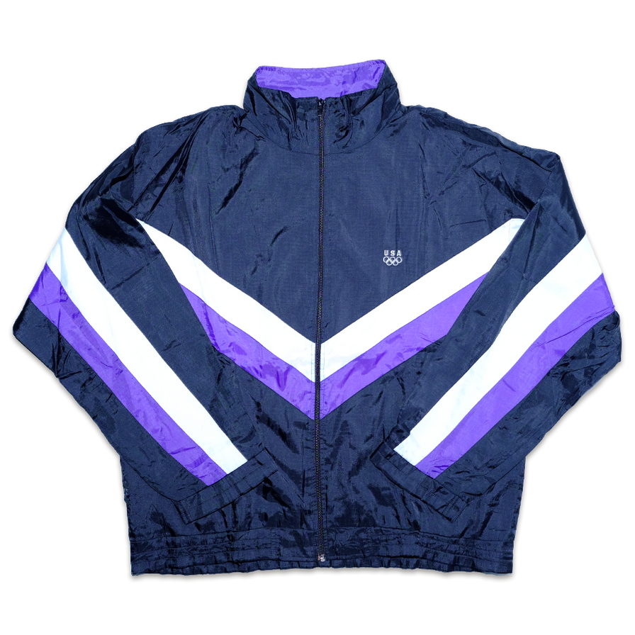 Vintage USA Olympic Trackjacket Large / XLarge - Double Double Vintage