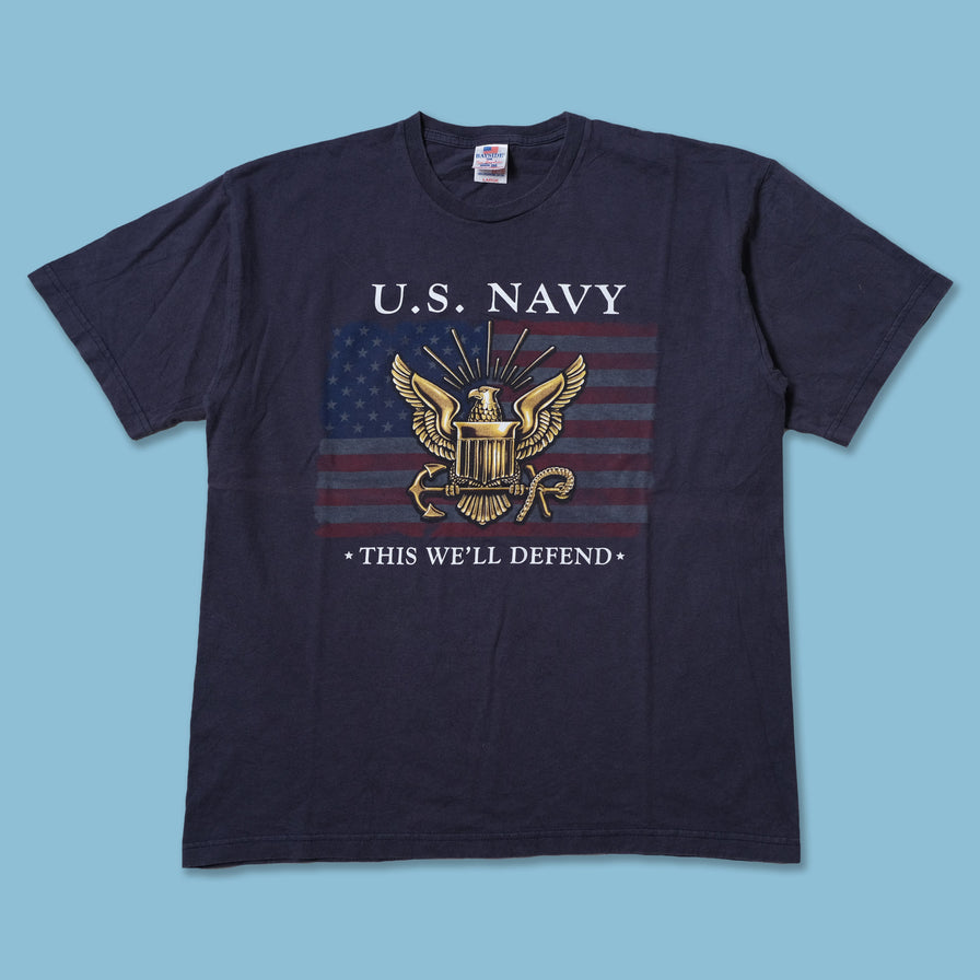 Vintage US Navy T-Shirt Large / XLarge