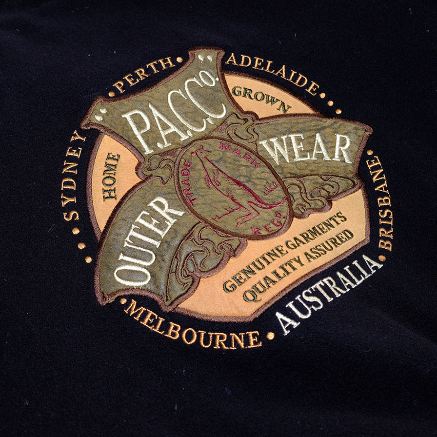 Vintage Australia Varsity Leather Jacket XLarge - Double Double Vintage