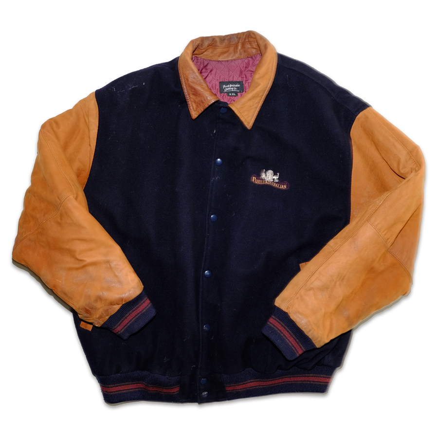Vintage Australia Varsity Leather Jacket XLarge - Double Double Vintage