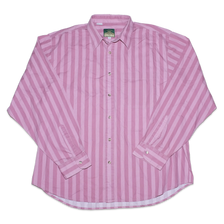 Vintage Vertical Stripe Shirt XLarge - Double Double Vintage