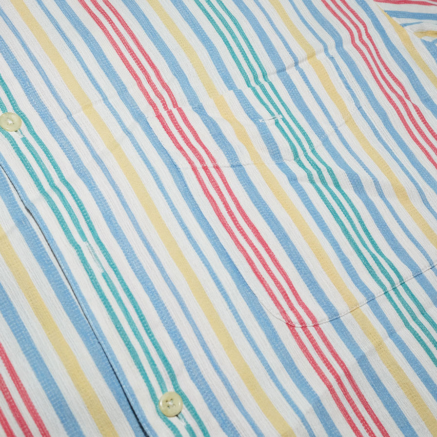 Vintage Vertical Stripe Shirt XLarge - Double Double Vintage