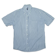 Vintage Vertical Stripe Shirt Large - Double Double Vintage