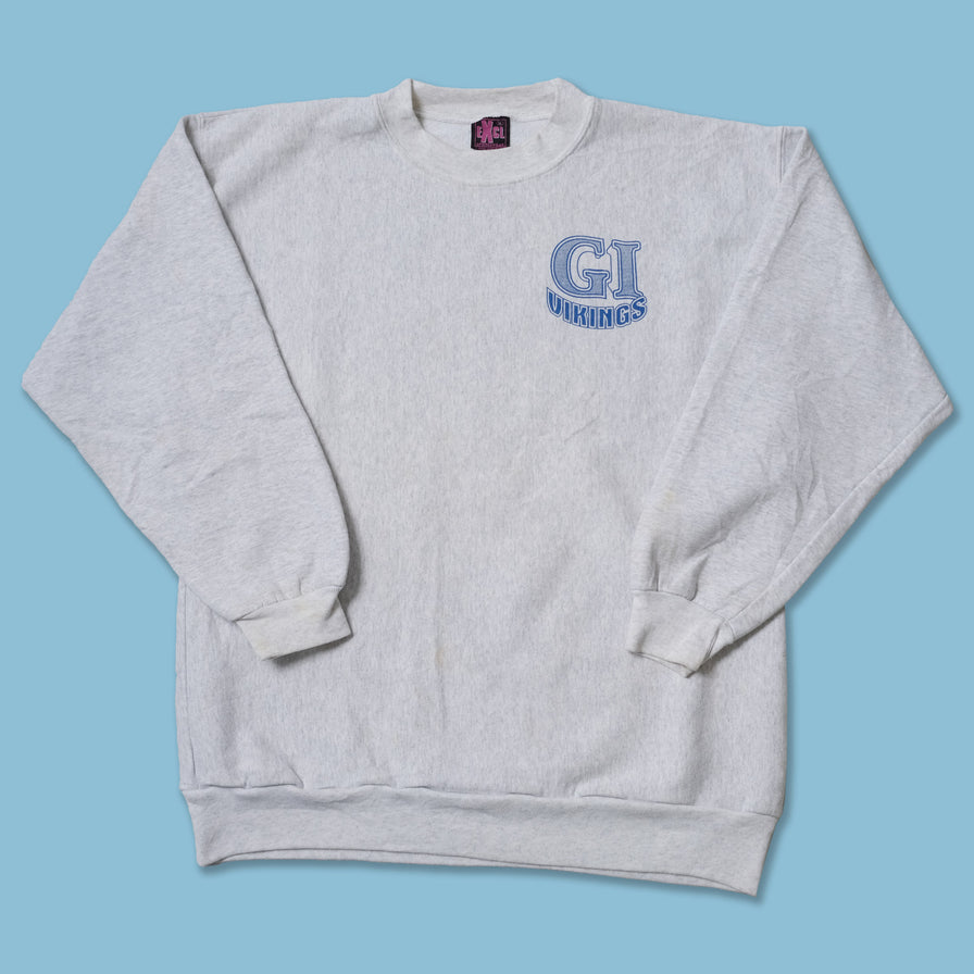 Vintage Grand Island Vikings Sweater XLarge