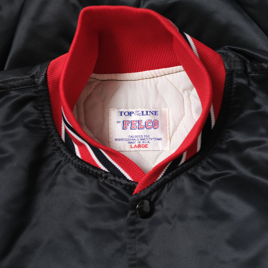 Vintage Deadstock Vikings Satin Bomber Jacket