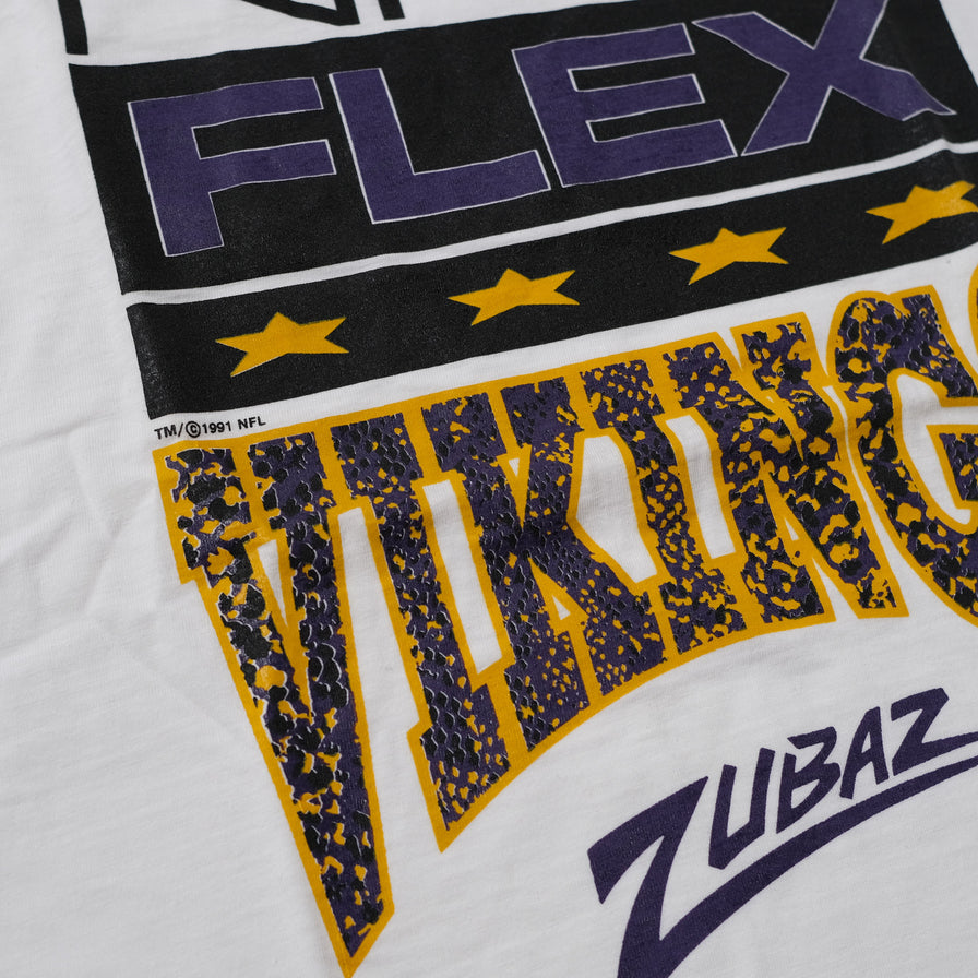 Vintage Deadstock 1991 Minnesota Vikings T-Shirt Large