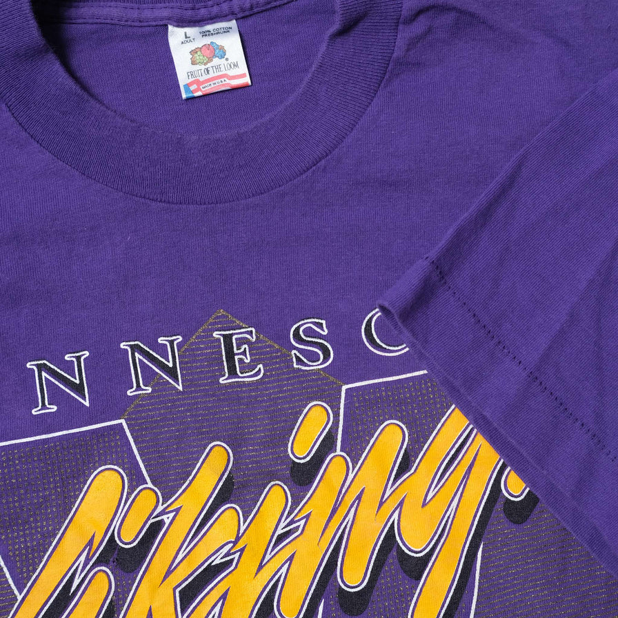 Vintage 1992 Minnesota Vikings T-Shirt XLarge