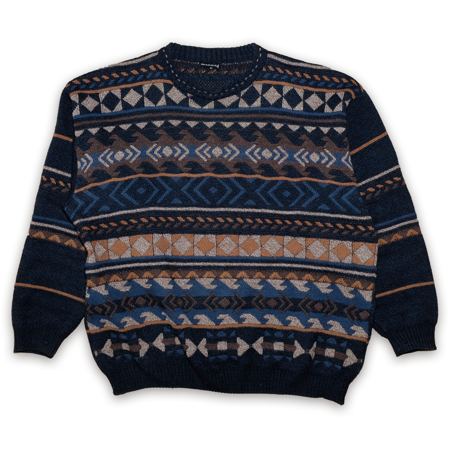 Vintage Knit Sweater XLarge - Double Double Vintage