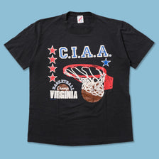 Vintage Virginia Basketball T-Shirt Medium / Large