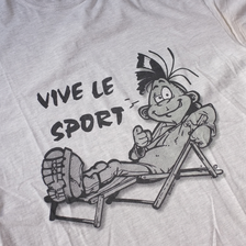 Vive Le Sport Comic T-Shirt Large - Double Double Vintage