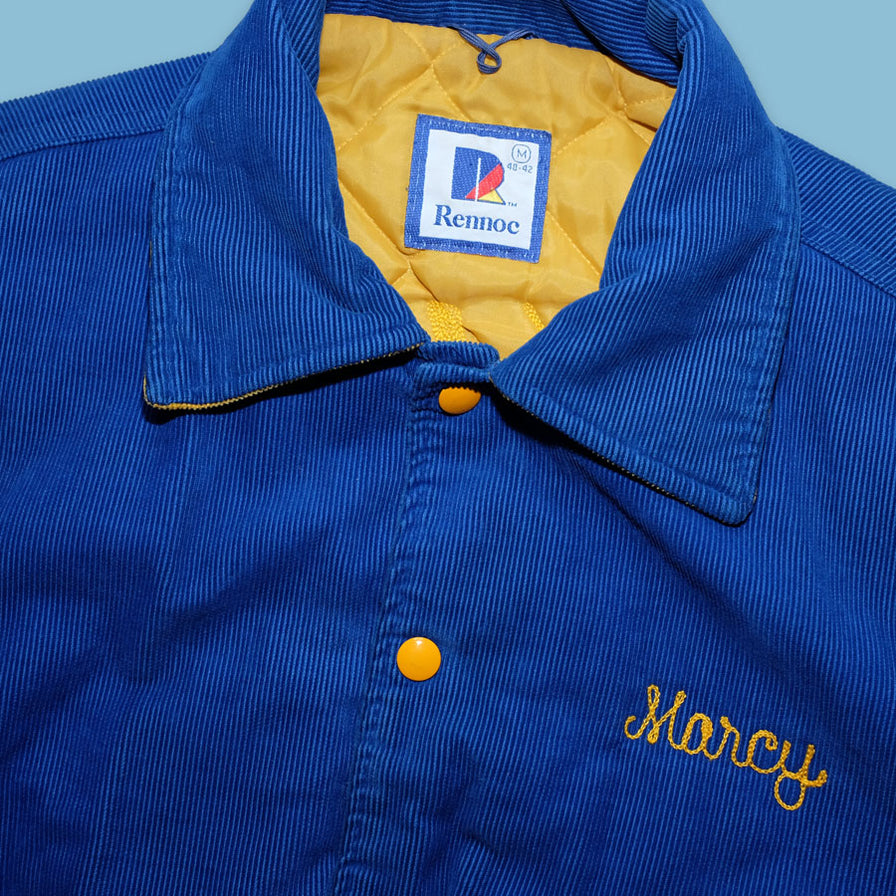Vintage Corduroy College Jacket Medium - Double Double Vintage
