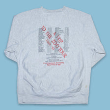 Vintage College Volleyball Sweater XLarge - Double Double Vintage