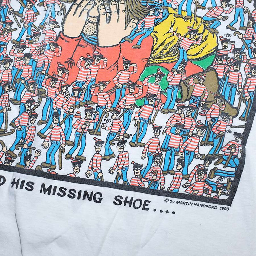 Vintage 1990 Where is Waldo T-Shirt Large