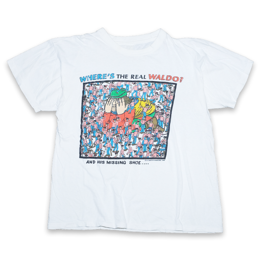 Vintage 1990 Where is Waldo T-Shirt Large