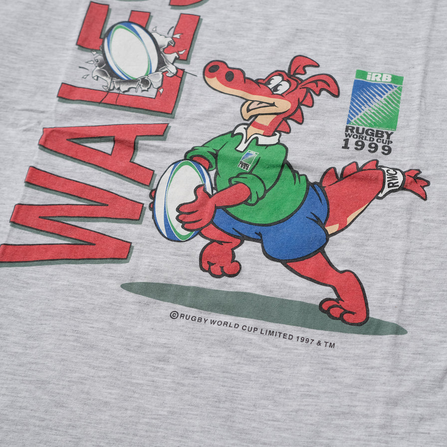 Vintage 1997 Wales Rugby T-Shirt Large