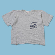 Vintage Champion Women's Cropped T-Shirt Medium