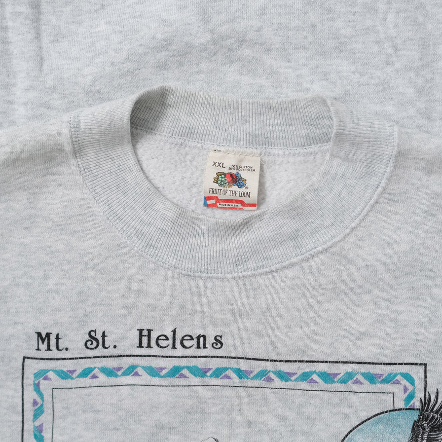 Vintage Mount St. Helens Sweater XLarge