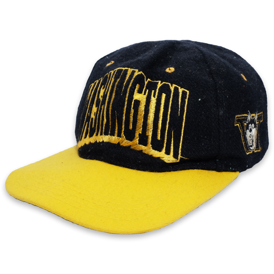 Vintage Washington Huskies Wool Snapback