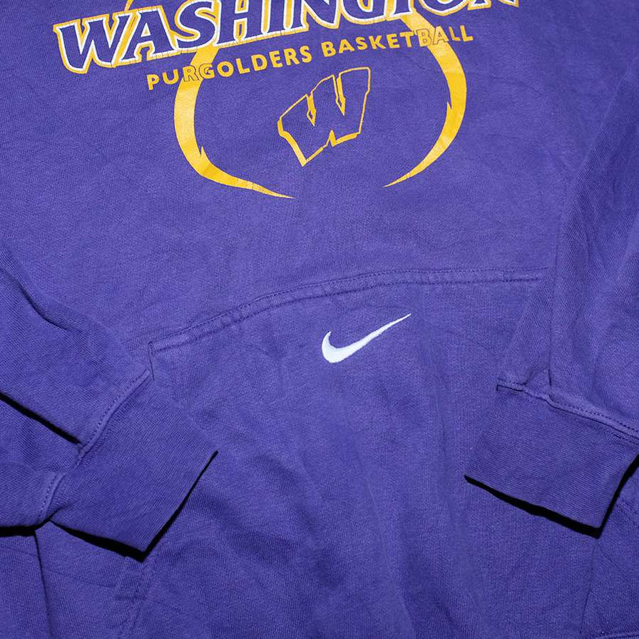 Vintage Nike Washington Basketball Hoody Large