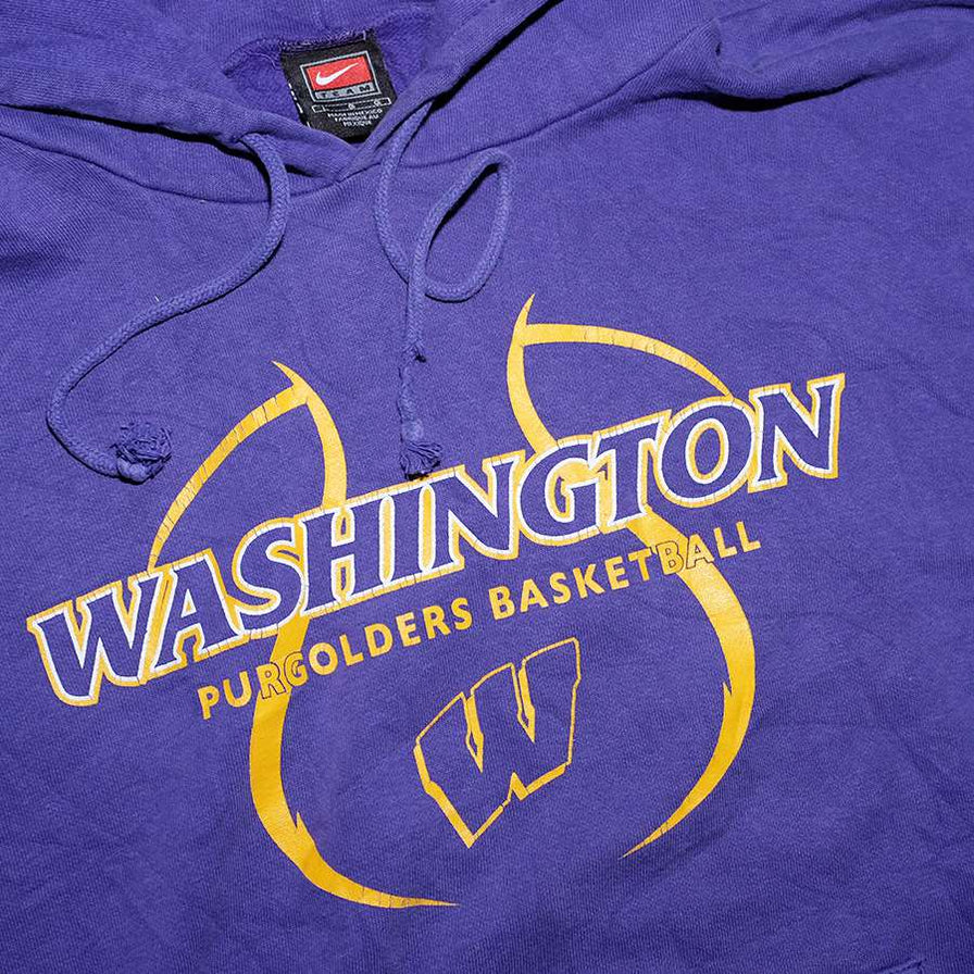 Vintage Nike Washington Basketball Hoody Large