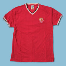 Vintage Manchester United V-Neck T-Shirt Large