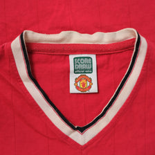 Vintage Manchester United V-Neck T-Shirt Large