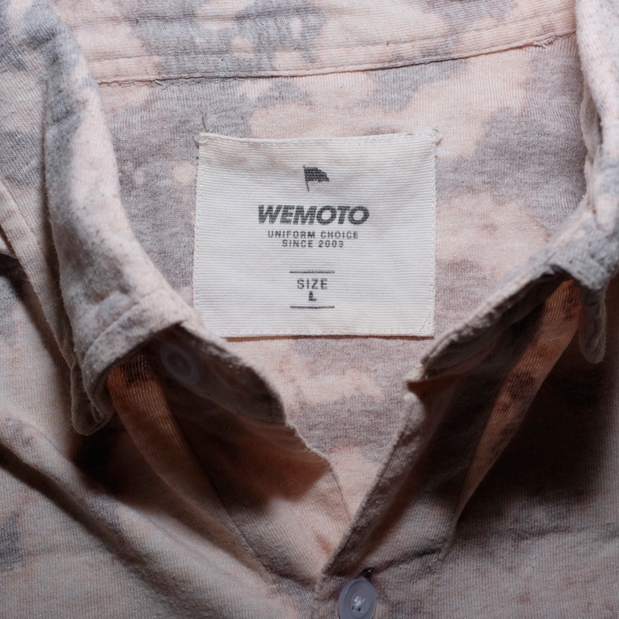 Wemoto Cotton Shirt Bleach Large - Double Double Vintage