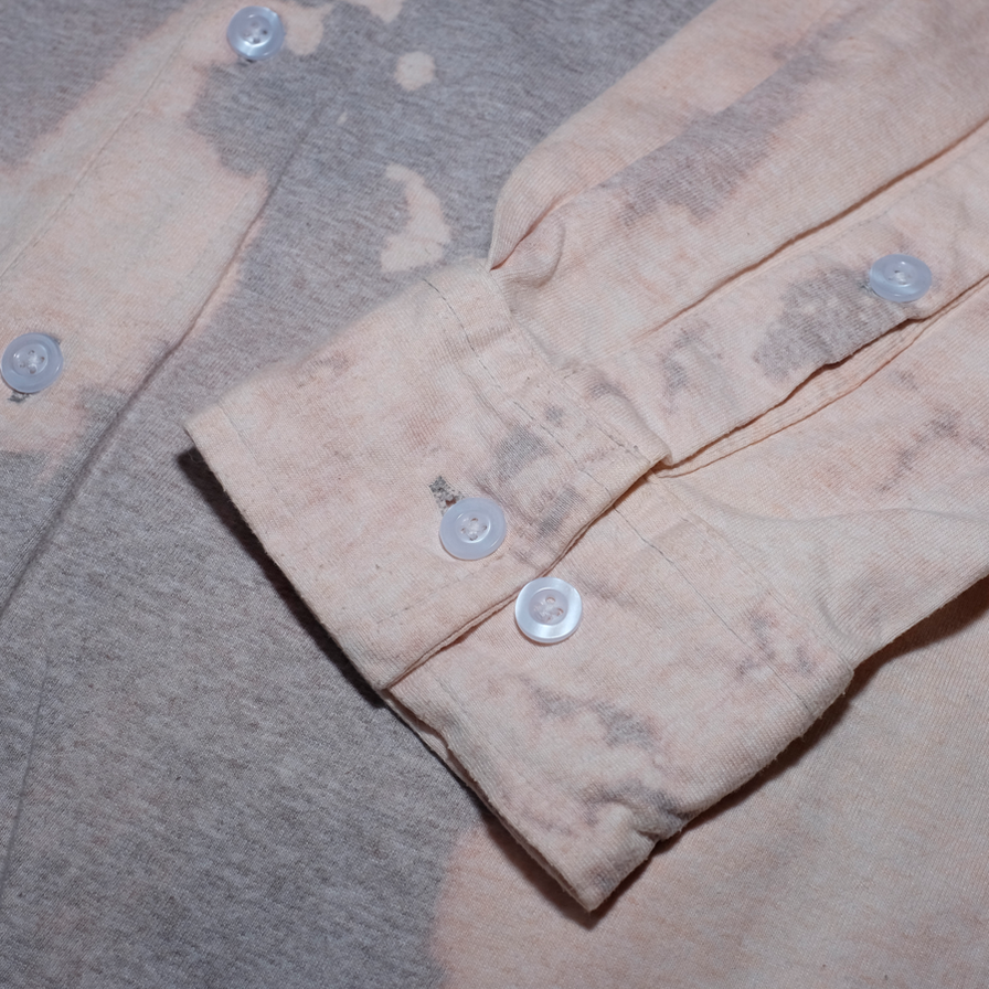Wemoto Cotton Shirt Bleach Large - Double Double Vintage