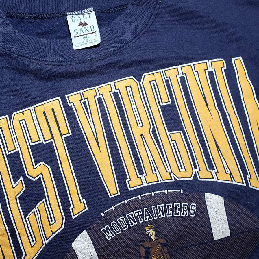 Vintage West Virginia Football Sweater XLarge