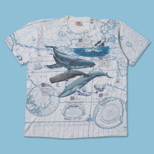 Vintage Whale T-Shirt Large / XLarge