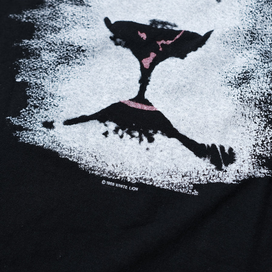 Vintage 1988 White Lion T-Shirt Medium