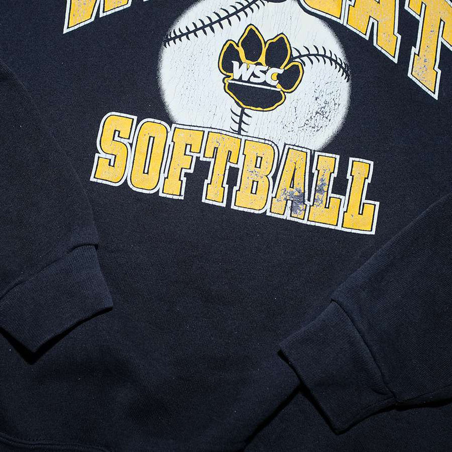 Vintage Wildcats Softball Sweater Small