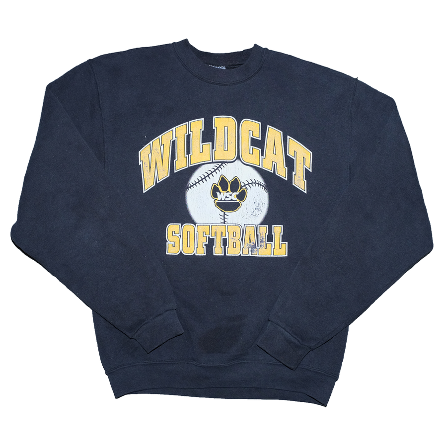 Vintage Wildcats Softball Sweater Small
