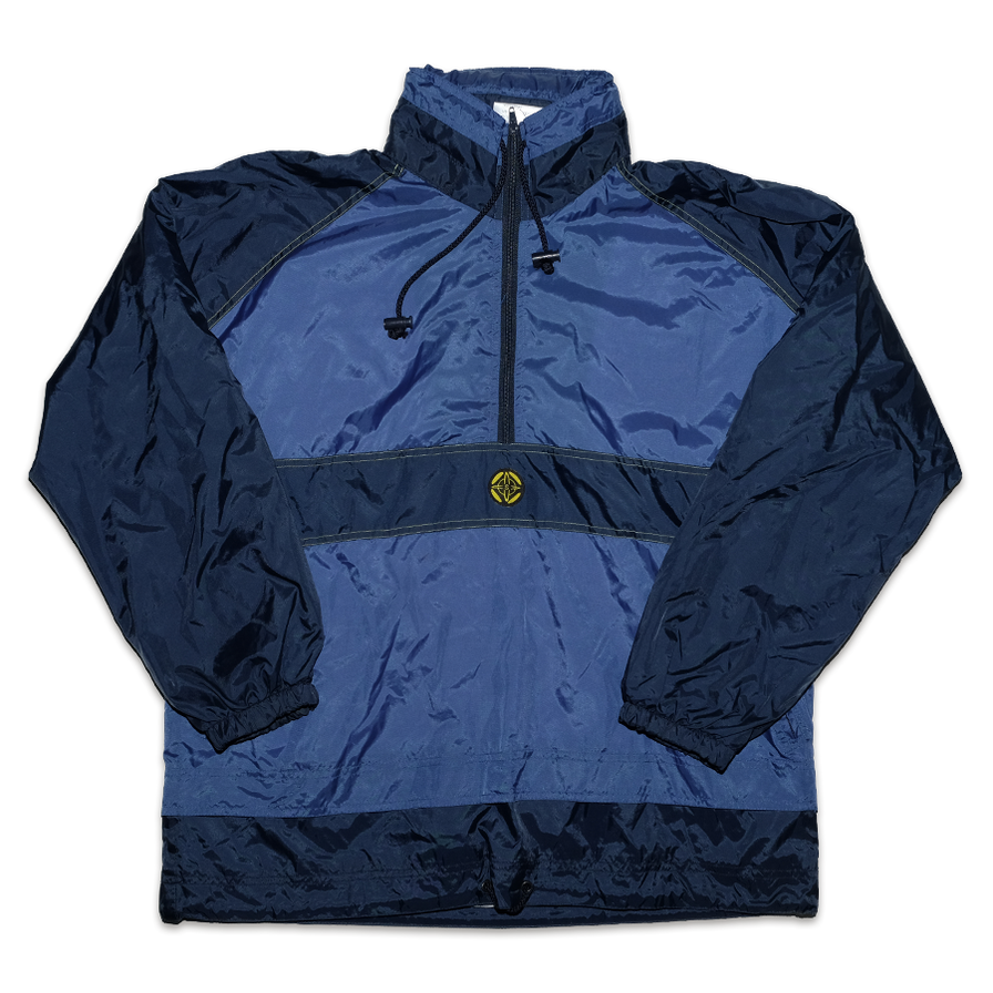 Vintage Half Zip Windbreaker Large - Double Double Vintage