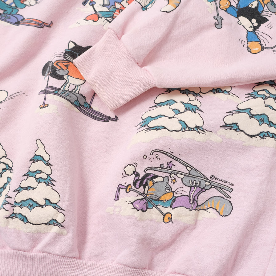 Vintage Ski Sweater Medium