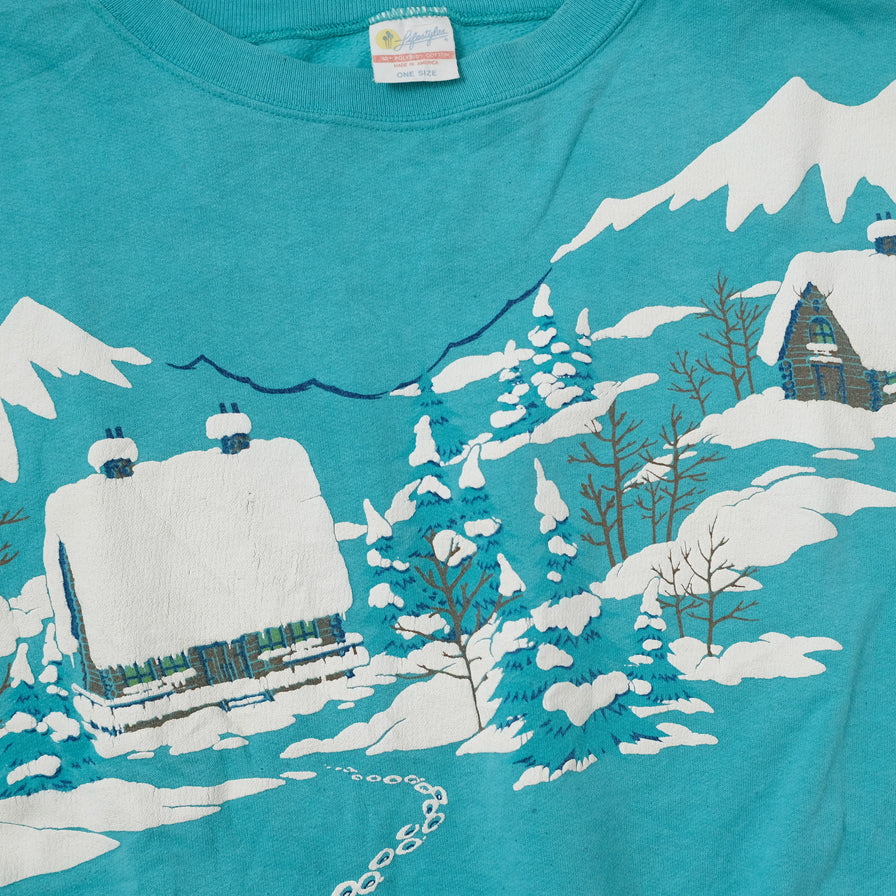 Vintage Winter Sweater Medium