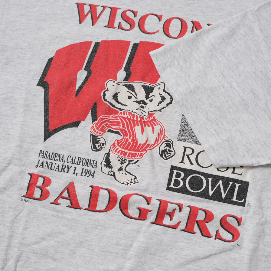 Vintage 1994 Wisconsin Badgers Rose Bowl T-Shirt XLarge