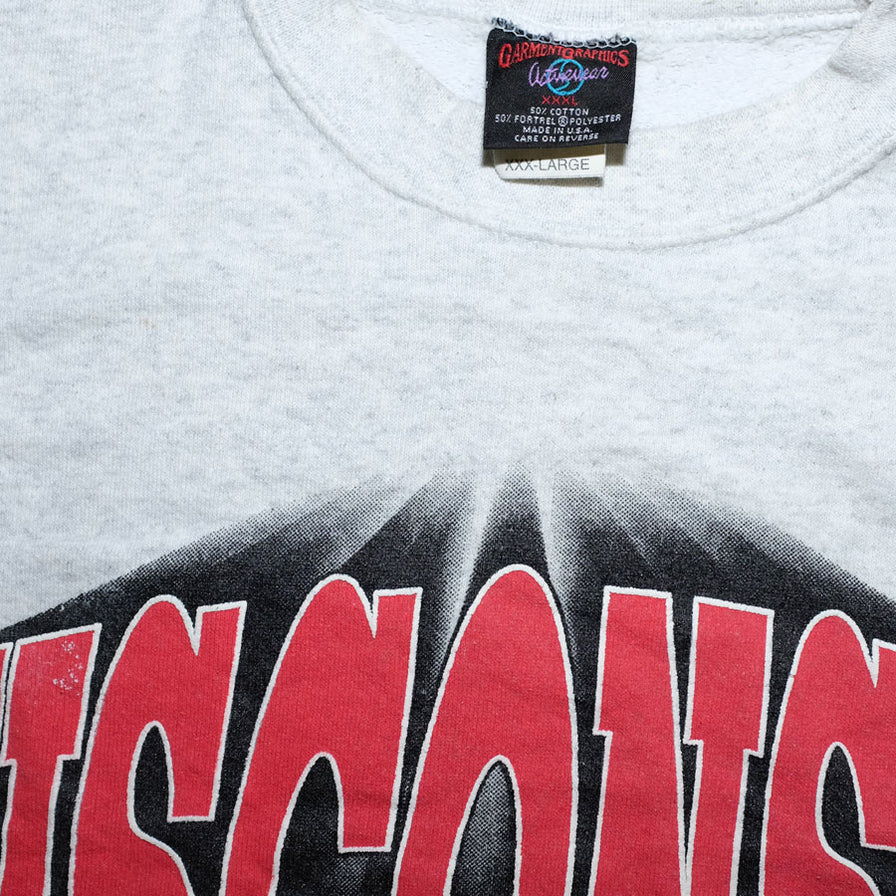 Vintage Wisconsin Badgers Sweater XLarge / XXL - Double Double Vintage