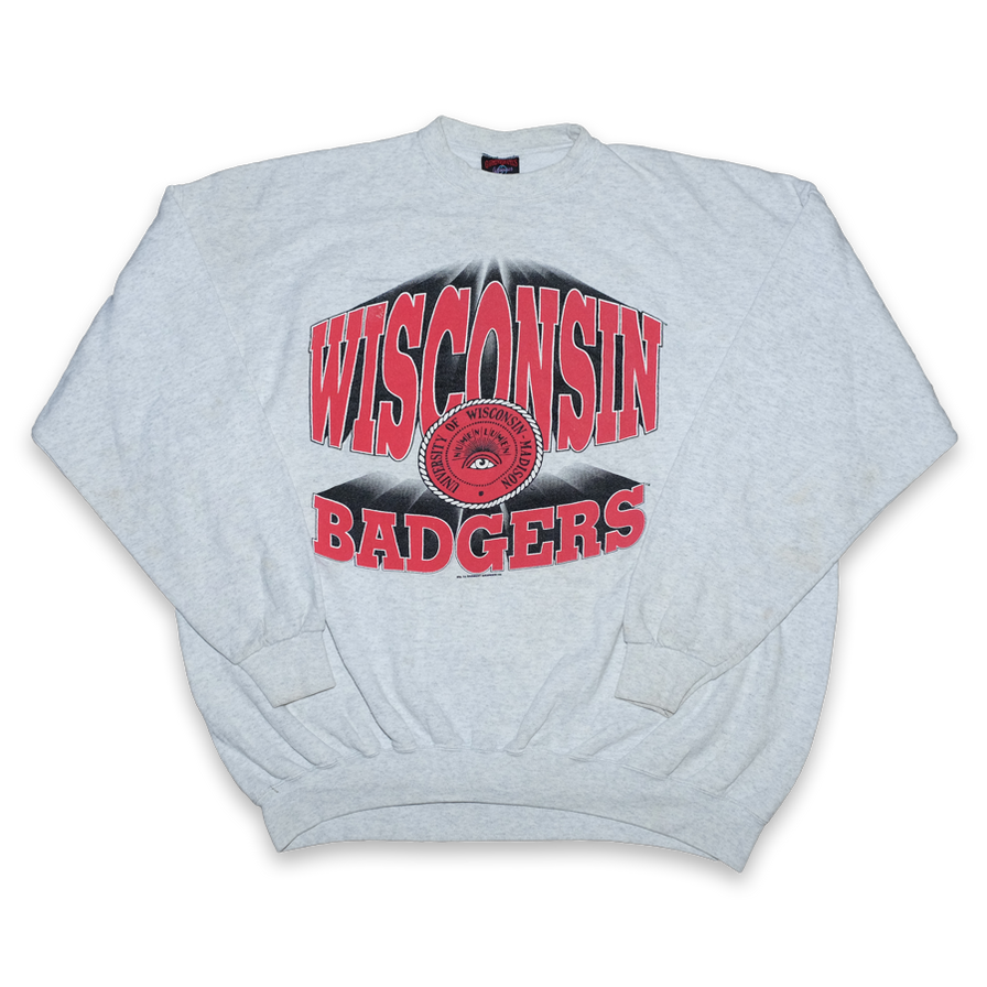 Vintage Wisconsin Badgers Sweater XLarge / XXL - Double Double Vintage