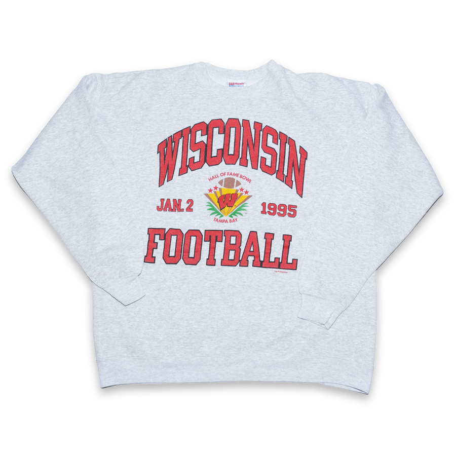 Vintage 1995 Wisconsin Football Sweater Large
