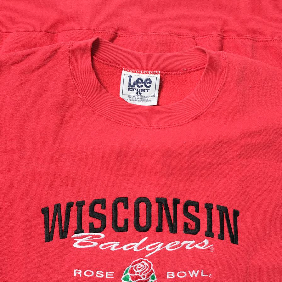 Vintage Puma Wisconsin Badgers Rose Bowl Sweater XLarge / XXL