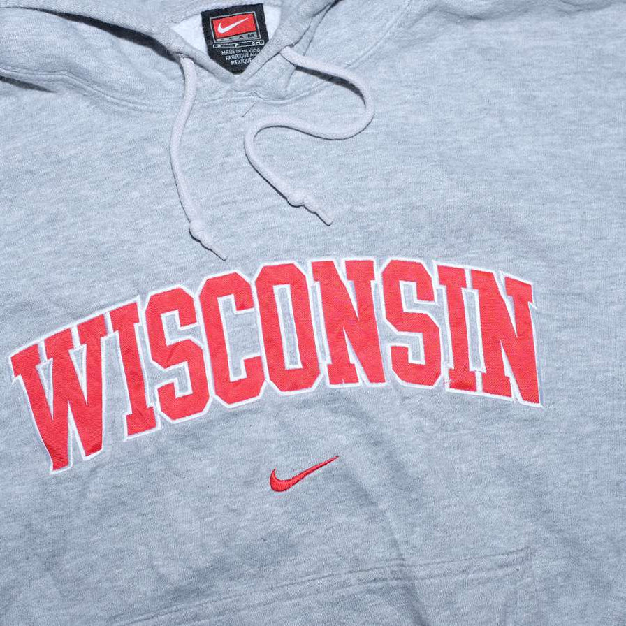 Vintage Nike Wisconsin Hoody Small
