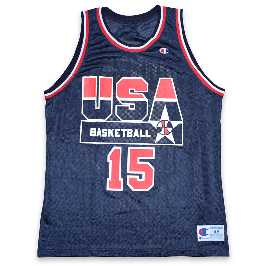 Vintage Magic Johnson Dream Team USA Jersey XLarge - Double Double Vintage