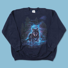 Vintage Wolf Sweater XLarge